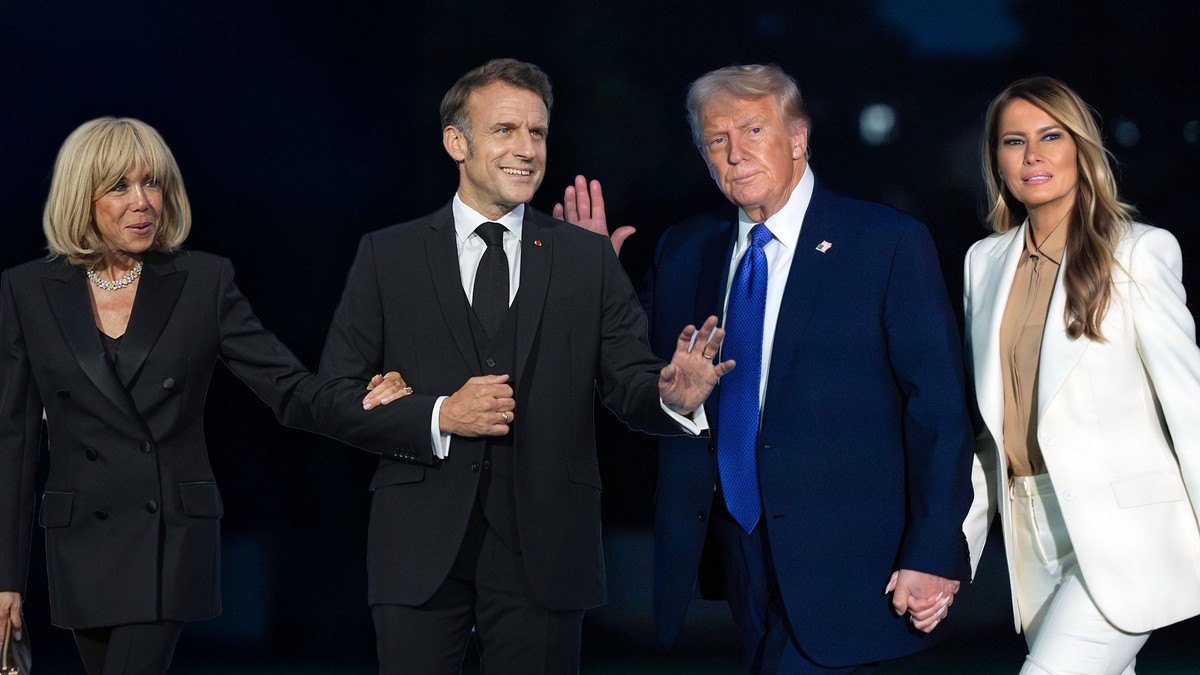 Melanija i Donald Tramp - Brižit i Emanuel Makron