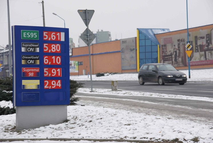 Ceny benzyny, oleju napędowego i gazu LPG w 2012 roku
