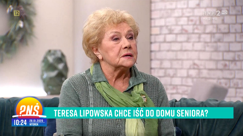 Teresa Lipowska w "Pytaniu na śniadanie"