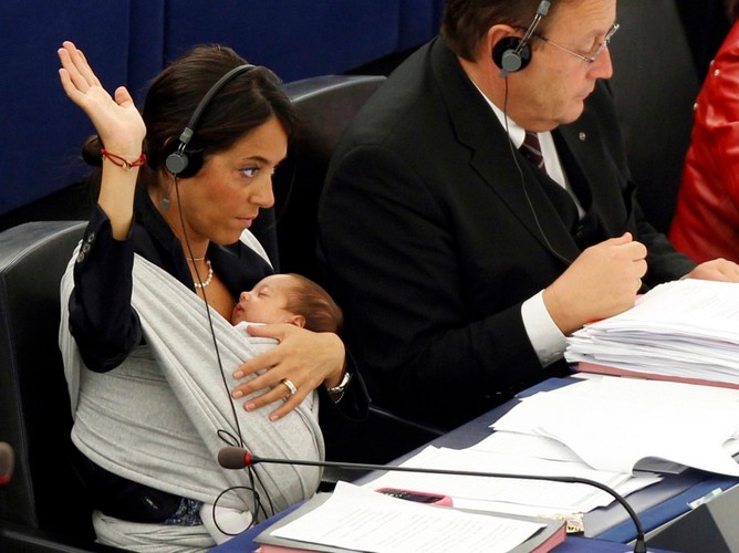 Licia Ronzulli z córką Vittorią