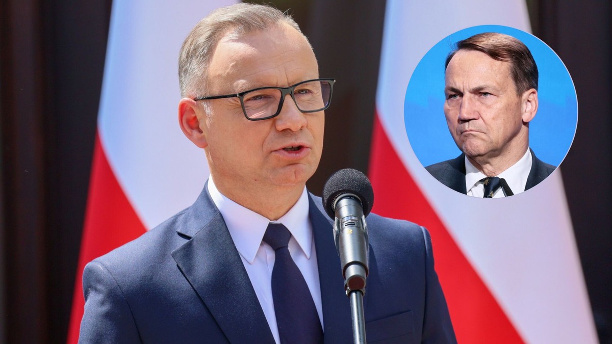 Prezydent Duda o "wieszaniu za zdradę". Radosław Sikorski stanowczo odpowiada