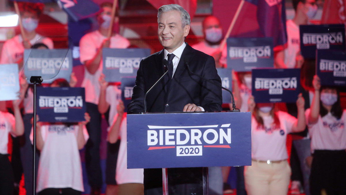 Wybory 2020. Konwencja wyborcza Roberta Biedronia