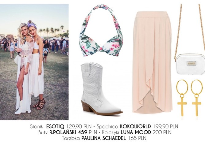 STYLIZACJE na lato inspirowane zestawami z festiwali muzycznych