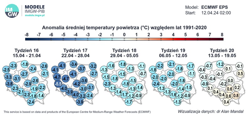 W okresie majowego weekendu zrobi się nieco cieplej