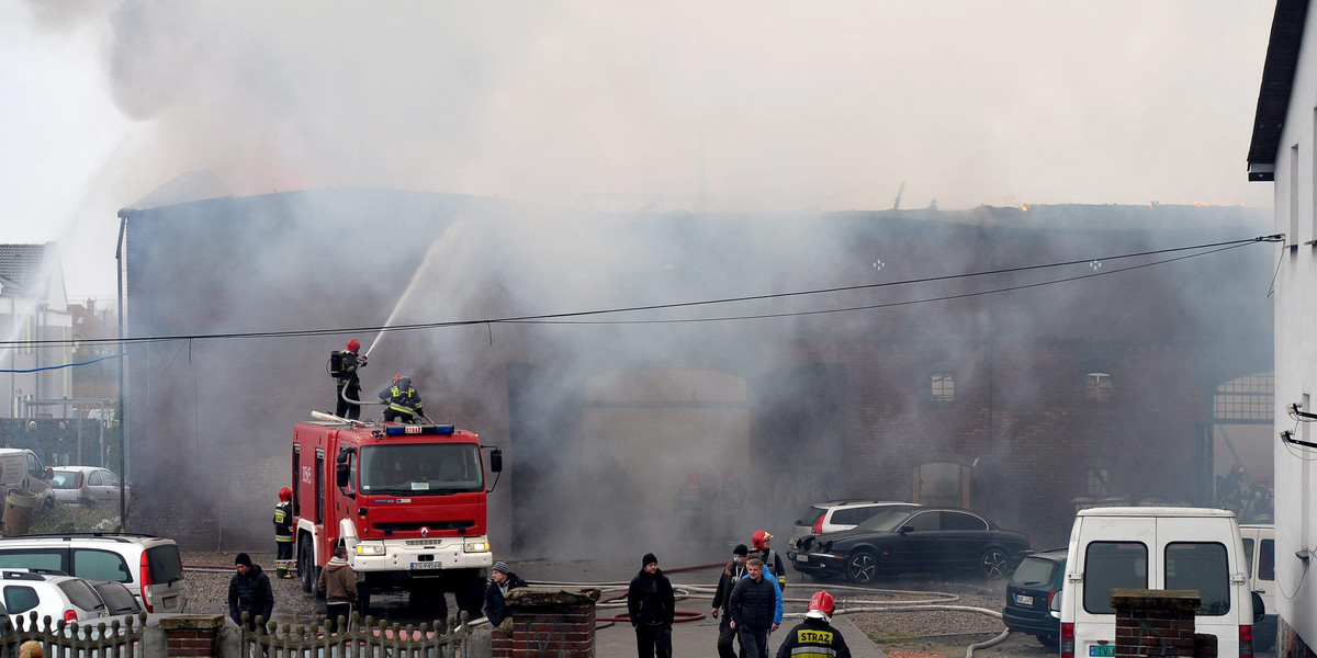 Wielki pożar w Szczecinie