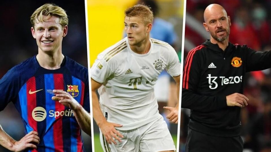 Frenkie de Jong, Matthijs de Ligt i Erik ten Hag