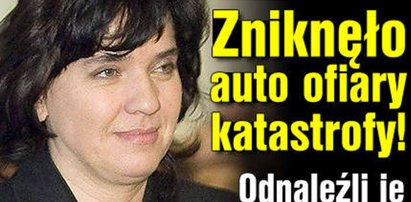 Zniknęło auto ofiary katastrofy! Odnaleźli je po miesiącu