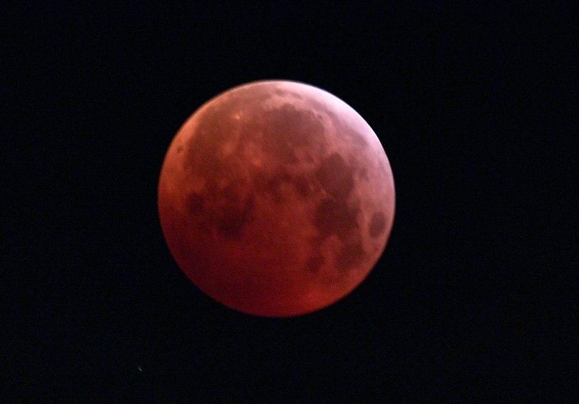 Only Total Lunar Eclipse Of 2019 Appears As "Super Blood Wolf Moon"