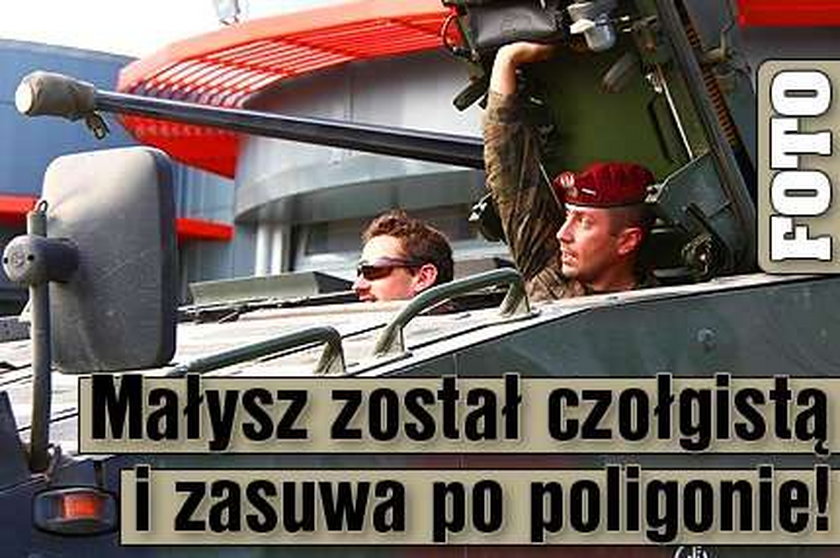 Małysz został czołgistą