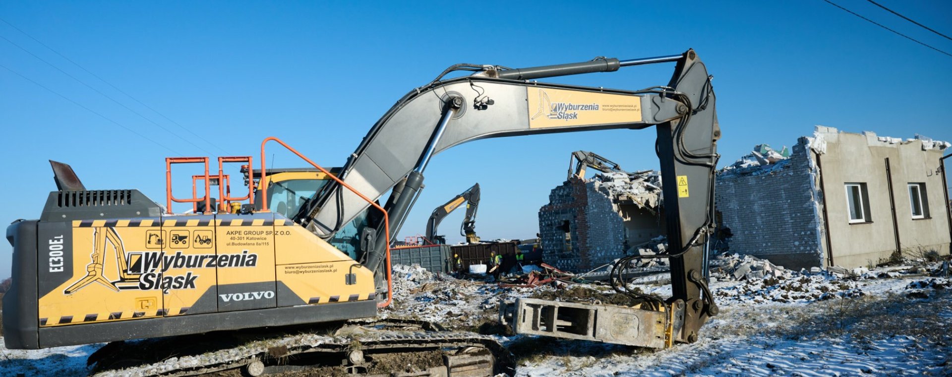 Gmina Baranów Rozbiórki budynków pod budowę CPK, styczeń 2024