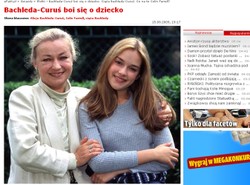 Mama Curuś szczęśliwa, że będzie babcią