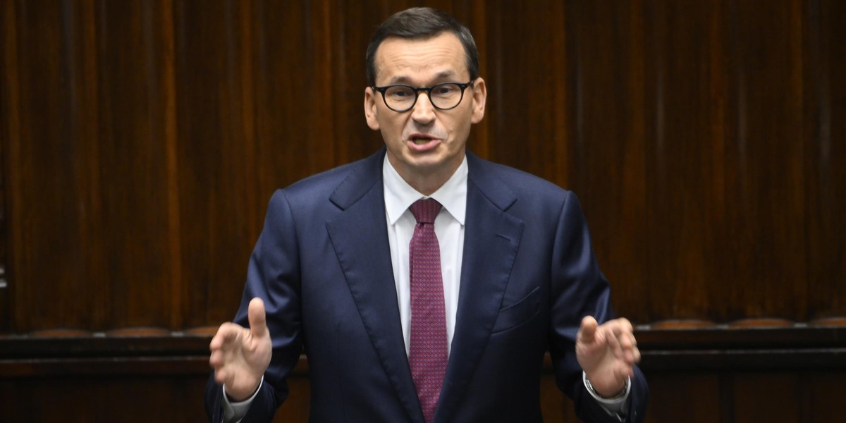 Premier Mateusz Morawiecki