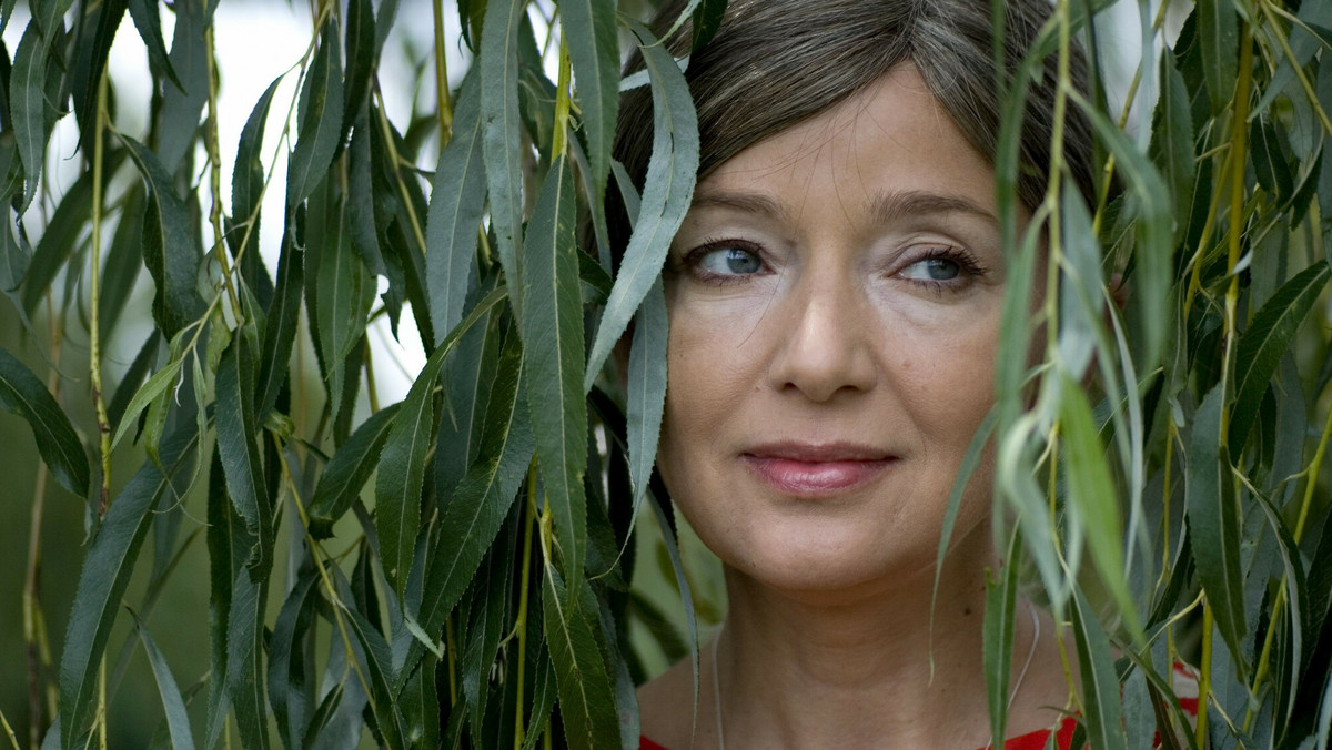 Marta Klubowicz na planie filmu "Czarny" (2008)