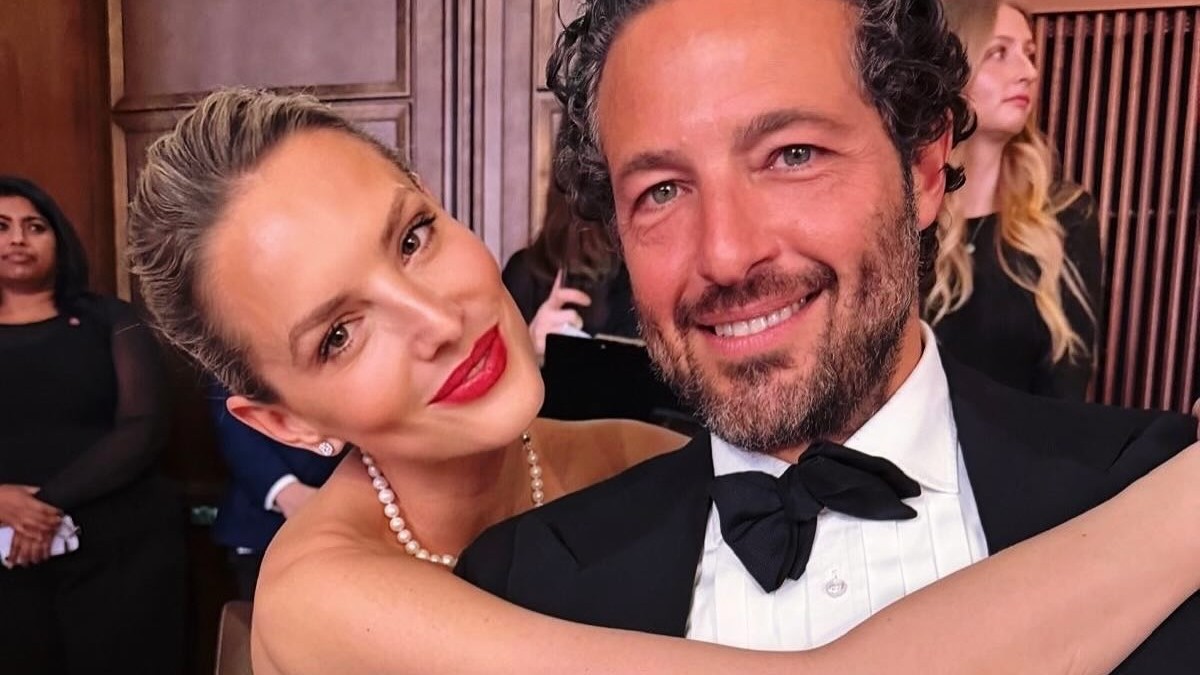 Slovenská topmodelka Michaela Kocianová a britský finančník Rafic Said. 