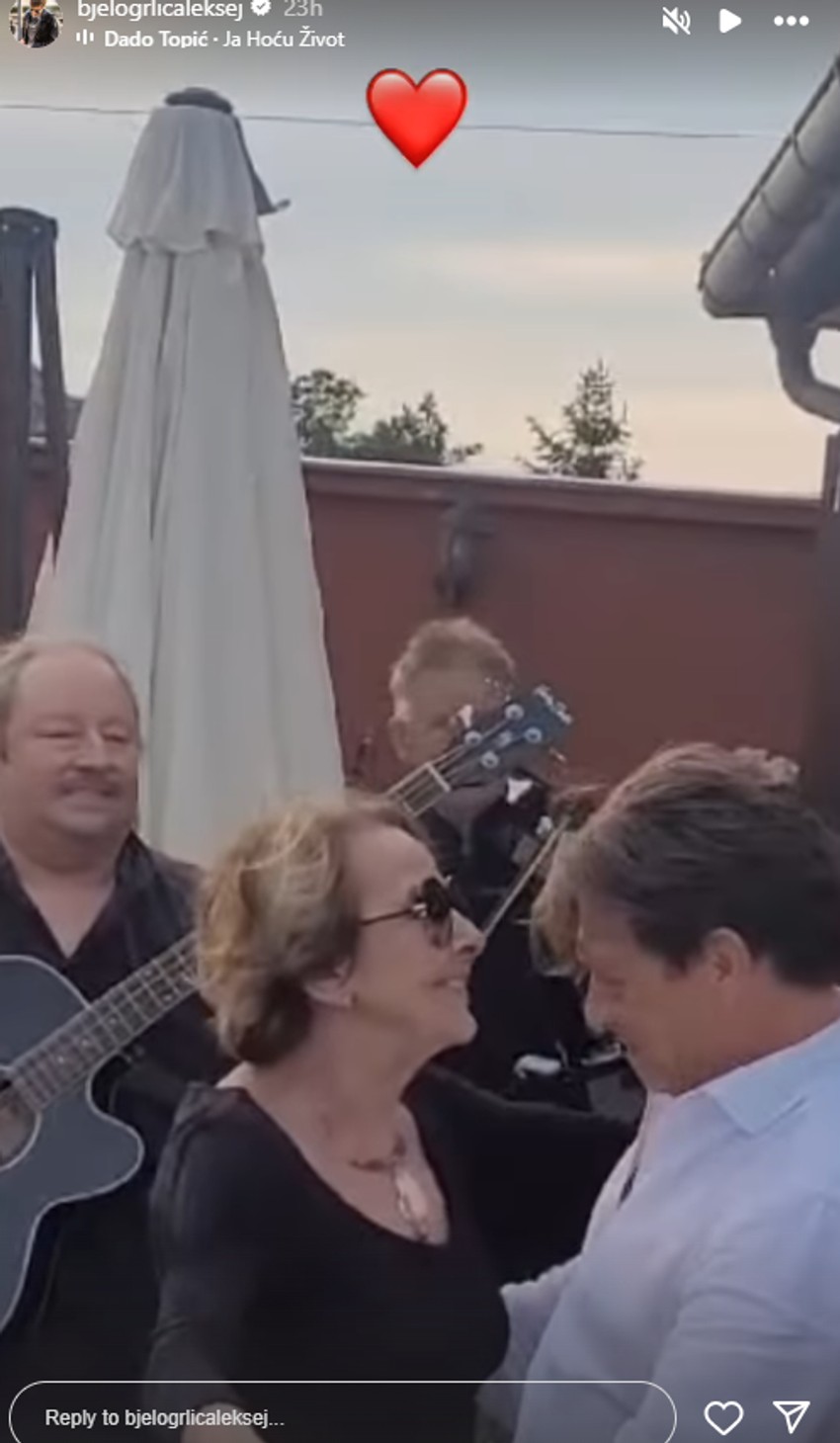 Dragan Bjelogrlić i Svetlana Bojković plešu