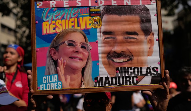 Protest zbog američke agresije na Venecuelu u Karakasu 6. januara