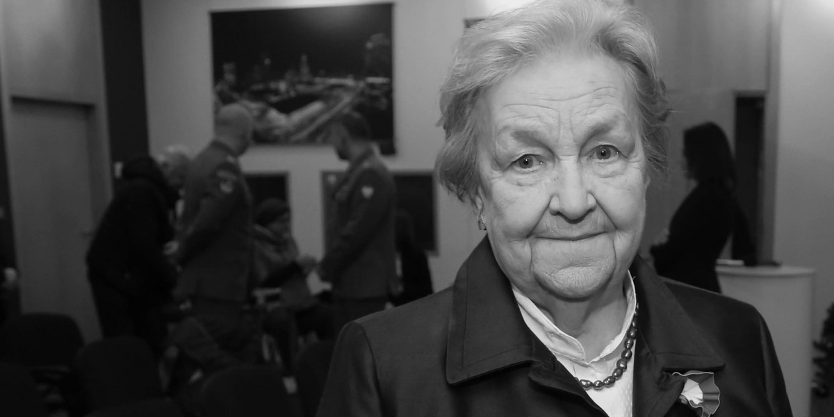 Hanna Stadnik nie żyje. Sanitariusza Powstania Warszawskiego miała 91 lat