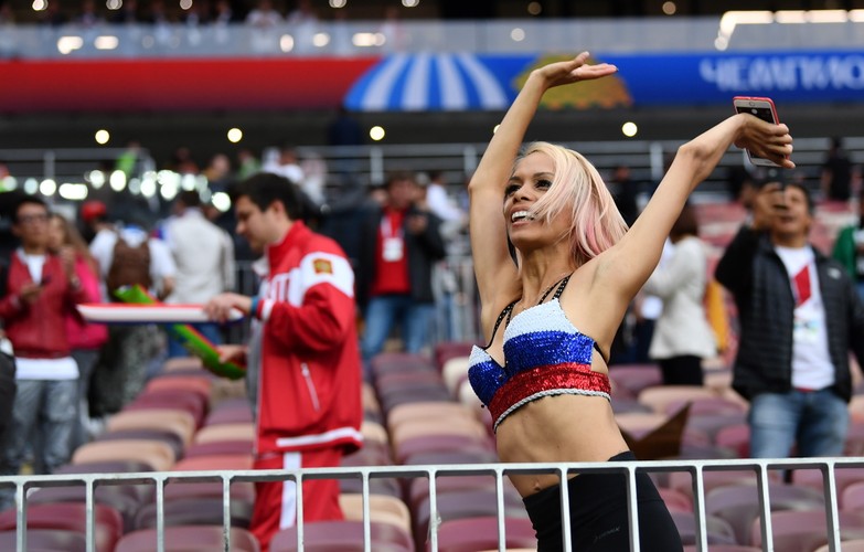 Euforia w Rosji po meczu otwarcia