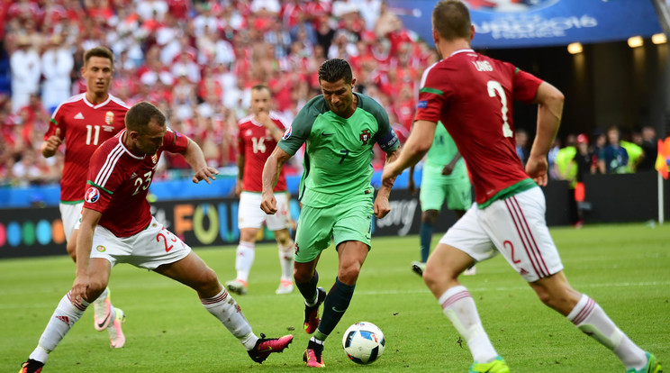 Magyarország és Portugália rendkívül izgalmas meccset vívott egymással /Fotó: AFP