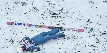 Upadek Piotra Żyły. Skoki w fatalnych warunkach to wina TVP?