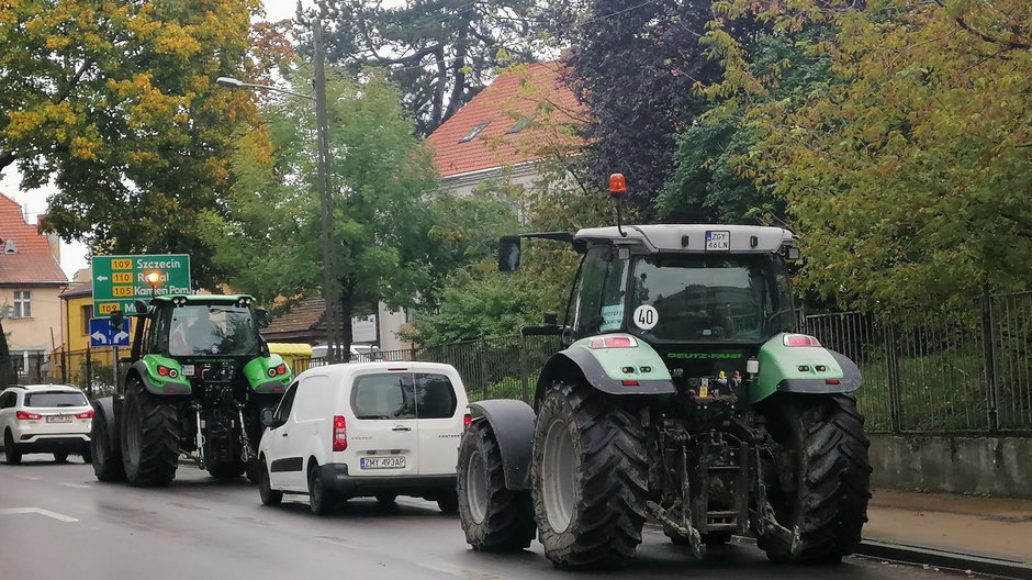 Rolnicy z powiatu gryfickiego protestowali przeciwko tzw. „piątce dla zwierząt”