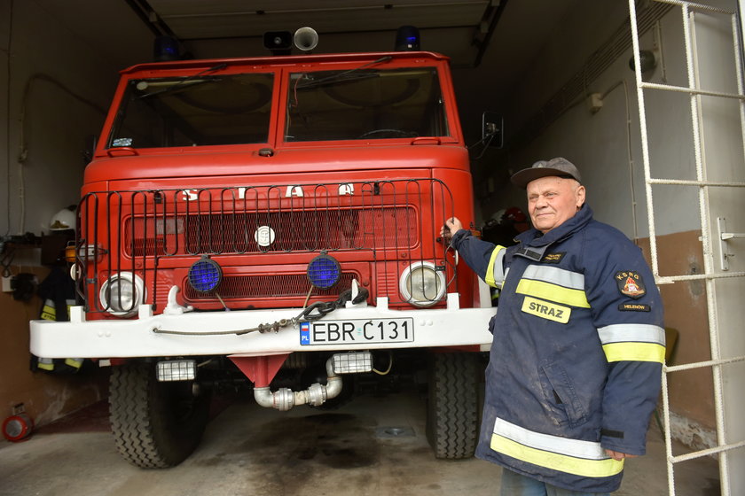 Strażacy z OSP w Helenowie 