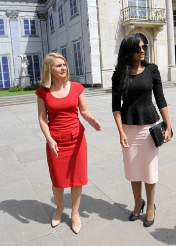 Małgorzata Tusk i Księżna Ameerah Bint Aidan Bin Nayef Al-Taweel