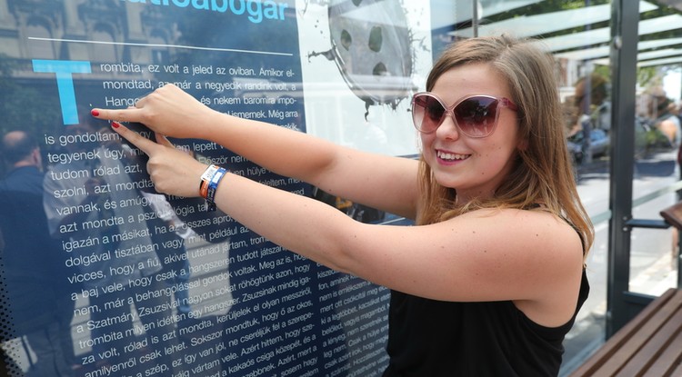 A JCDecaux novellapályázat tavalyi nyertese, Somogyi Katalin