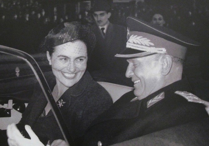 Josip Broz Tito sa poslednjom suprugom Jovankom Broz