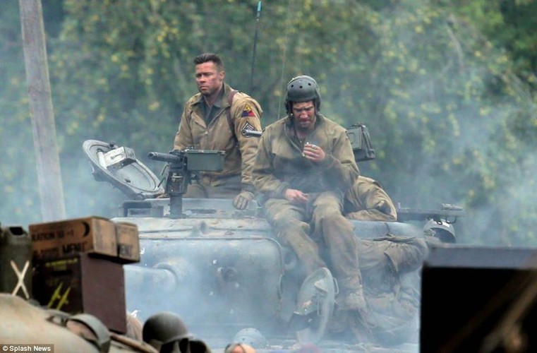 'Fury' podglądane na planie