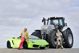 Traktor Lamborghini kontra Lamborghini Gallardo