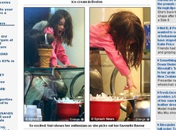 Zobacz, jak mała Suri Cruise stroi fochy