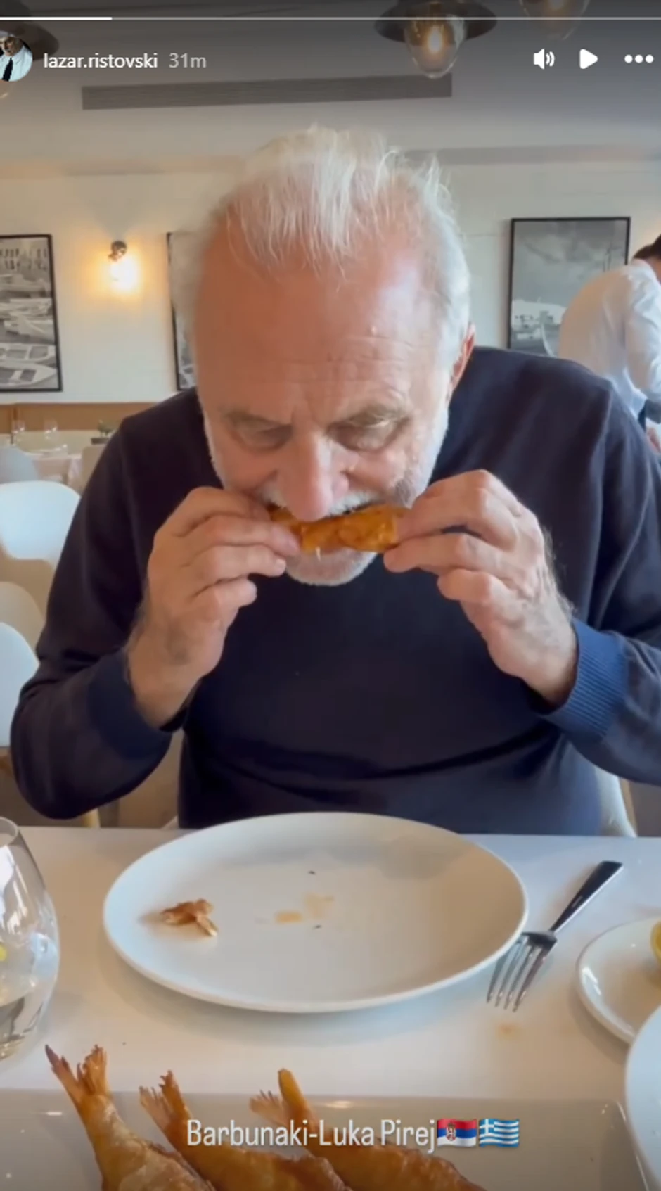 Lazar Ristovski, objava