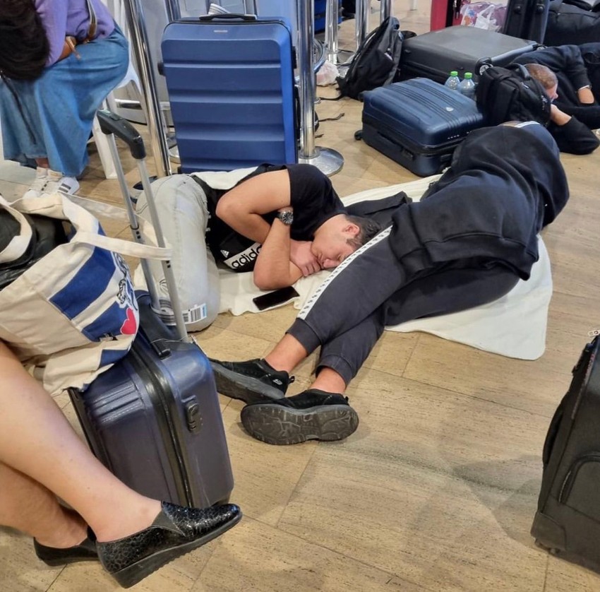 Grupa srpskih turista na aerodromu u Tel Avivu