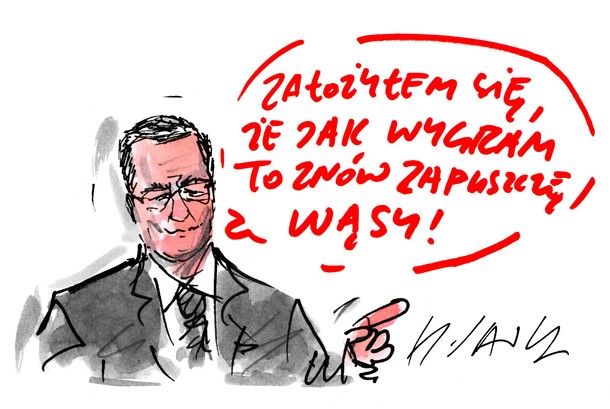 Komorowski wąsy sawka