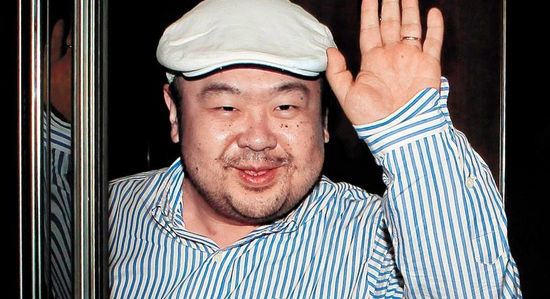 In this photo taken Friday, June 4, 2010, Kim Jong Nam, the eldest son of North Korean leader Kim Jong Il, waves after his first-ever interview with South Korean media in Macau.