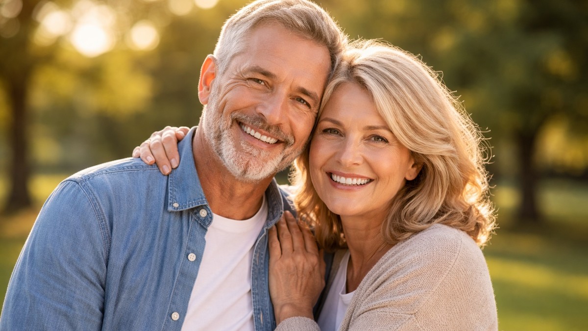 Srećan par - ilustracija