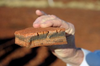 Ruda żelaza stacza się w rejon wielkiej bessy