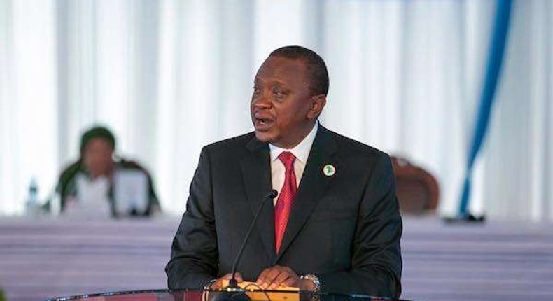 File image of President Uhuru Kenyatta