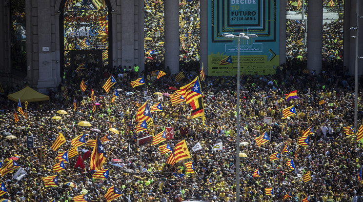 Több százezren vonultak utcára/ Fotó: AFP