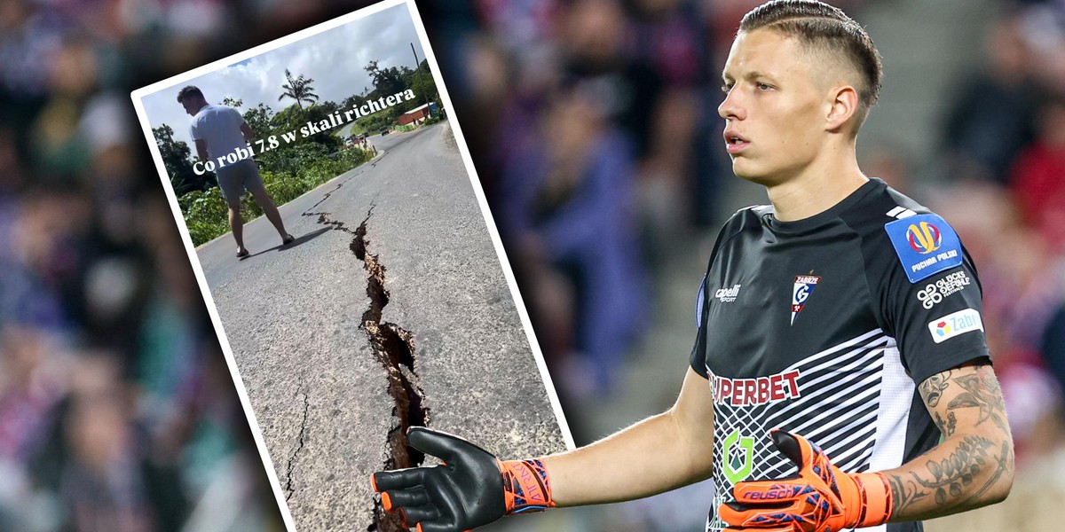 Filip Majchrowski uwięziony na Vanuatu po trzęsieniu ziemi.