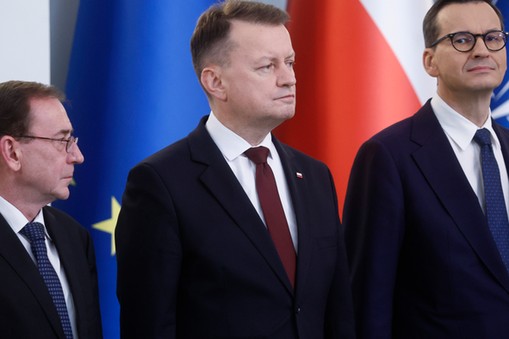 Mariusz Kamiński, Mariusz Błaszczak i Mateusz Morawiecki