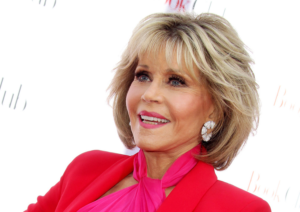 Zachwycająca Jane Fonda na premierze filmu