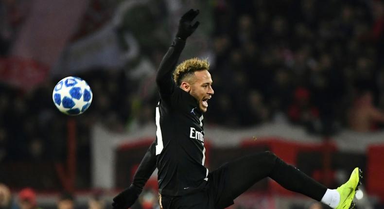 Neymar has scored 16 goals in 19 games for PSG this season