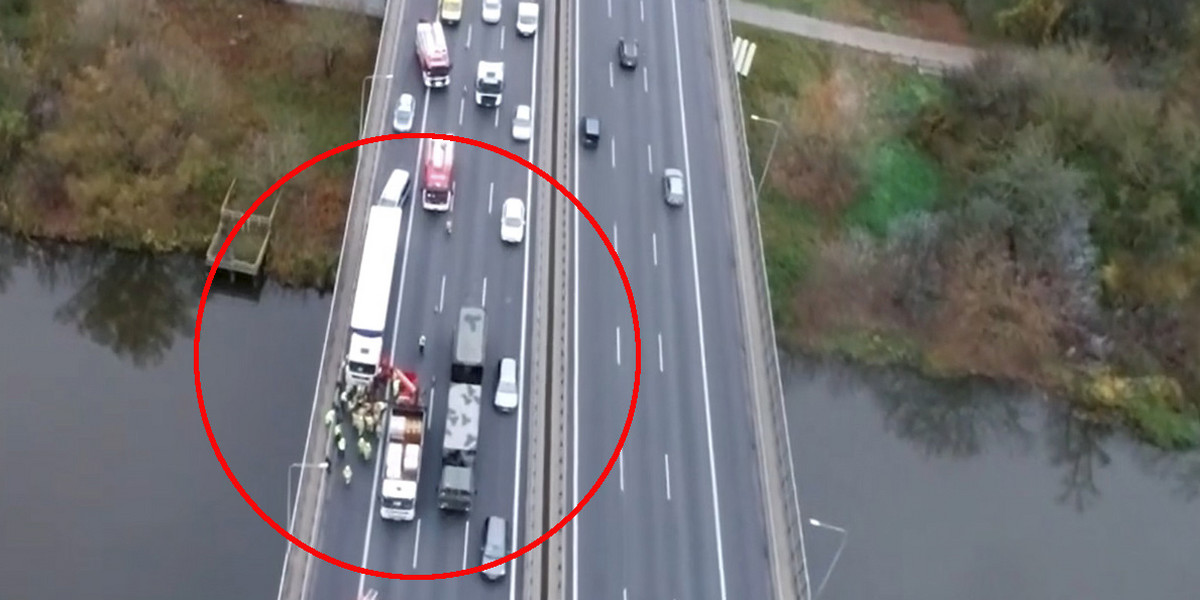 Tragiczny wypadek na autostradzie A2 pod Poznaniem.