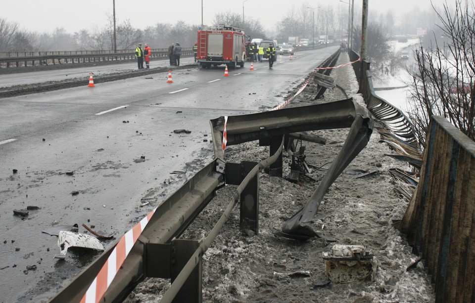 SOSNOWIEC WIADUKT WYPADEK OFIARA