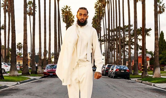 The late Nipsey Hussle 