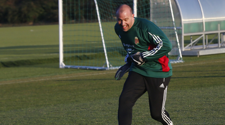 Király Gábor, a futballválogatott első számú kapusa azok közé tartozik, akiket már kétszer ellenőriztek a doppinglabor munkatársai /Fotó: Fuszek Gábor