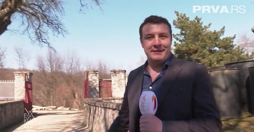 Milan Bosiljčić na imanju kod Užica 