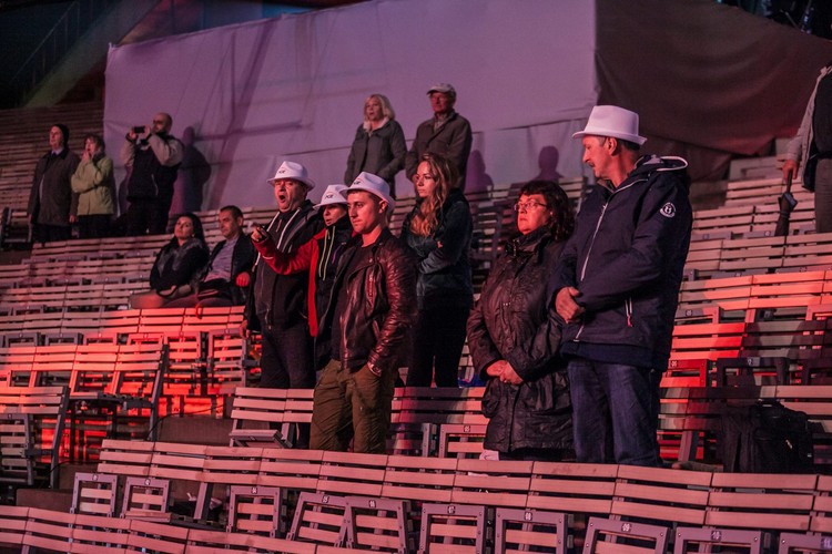 Opolski amfiteatr podczas koncertu Jana Pietrzaka